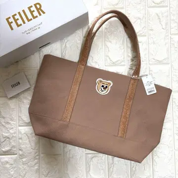 새상품 러브리바이페이러 올드테디 와펜토트 대 베이지