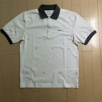 Nike DRI-FIT 화이트 피케 셔츠