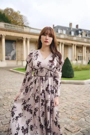 herlipto Muse Floral Cut-Out Dress