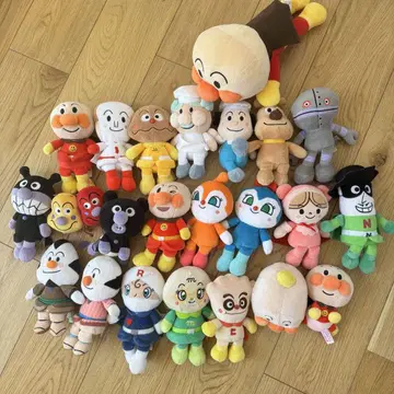 호빵맨 봉제 인형 23개