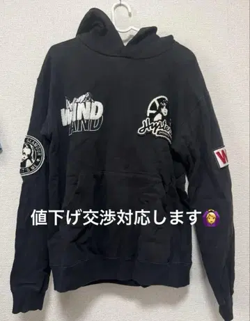 [ HYSTERIC GLAMOUR x WIND AND SEA ] 후드티