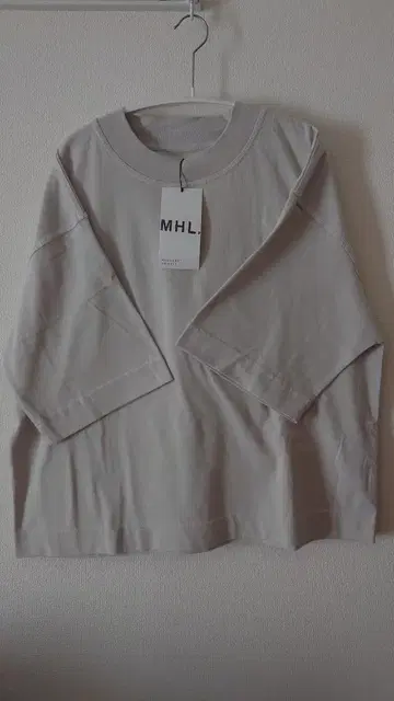 [택 포함 미사용 새상품] MHL 칠부 소매 티셔츠