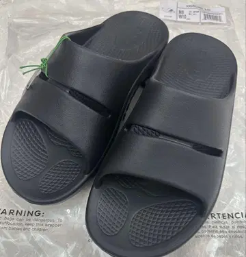 Oofos 블랙 샌들 EU43 (29cm) 실질적으로는 25-26 정도
