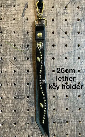 25cm 가죽 키링 스터드 믹스 CALEE schott 좋아하는 분