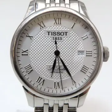 작동 TISSOT 1853 자동 와인딩 시계 화이트