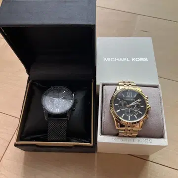 MICHAEL KORS 크로노그래프 & AKRIBOS XXIV 시계 세트
