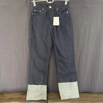 인디고 데님 팬츠 S 사이즈