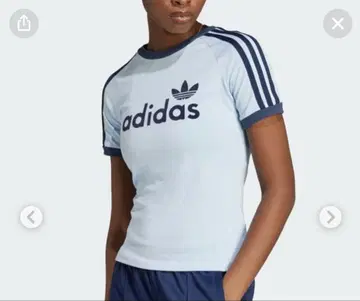 택 포함 새상품 adidas 라이트 블루 반팔 T셔츠 M 사이즈