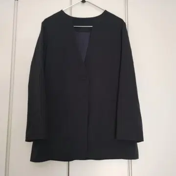 chousonnette 슈소넷 노카라 자켓 다크 네이비