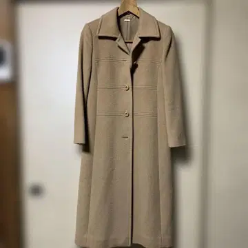 Hi Style 베이지 롱 코트