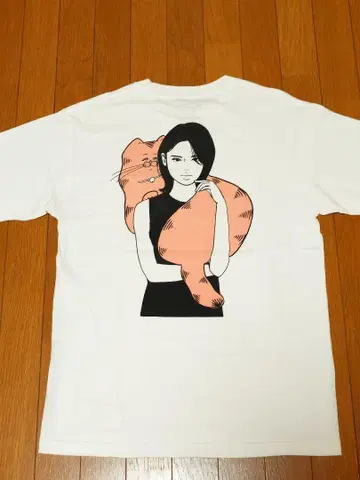 minnano x kyne noncheleee 티셔츠 M 사이즈 고양이