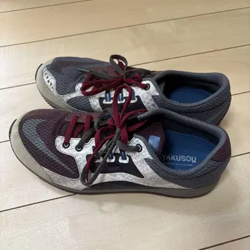 GYAKUSOU 메쉬 스니커즈 그레이/버건디