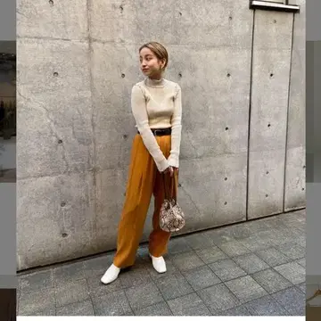 TODAYFUL 'Vintagesatin Tuck Pants