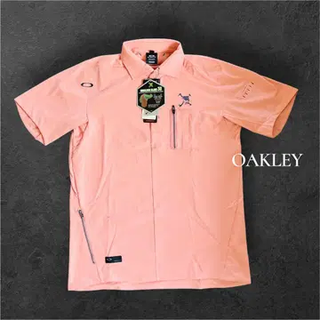 새상품 OAKLEY 핑크 골프 셔츠 XL