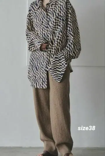 todayful 리브 니트 팬츠 easy pants