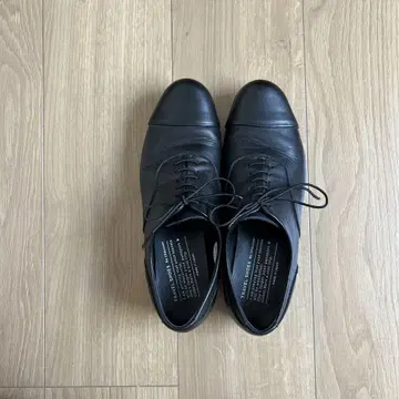 쇼세 chausser 가죽 블랙 레이스업 슈즈