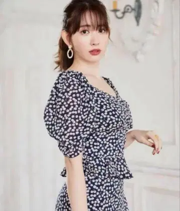 [ Herlipto ] Cherry Pattern Two Piece