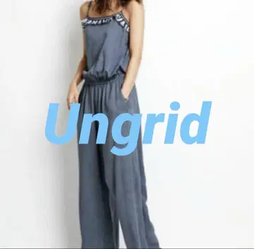 [ 대특가 ] Ungrid 프린지 자수 콤비네종 백리본 올인원