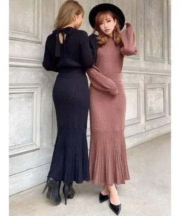 Resexxy 리젝시 머메이드 실루엣 원피스 블랙 sizeF