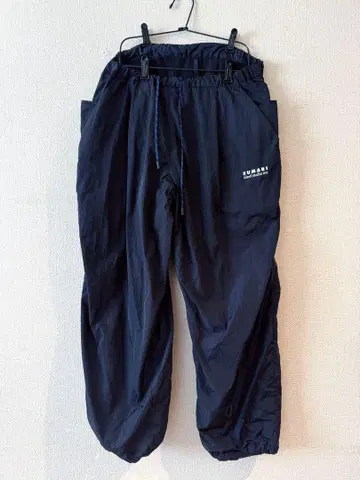 SUMARI NYLON WIDE TAPERED EASY PANTS