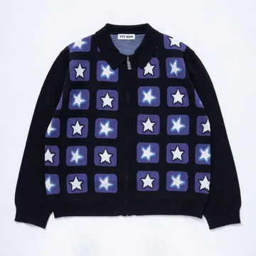 TTT MSW star television zip knit polo
