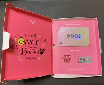 TWICE 공식 팬클럽 카드 사인 포함