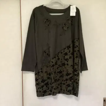 카키 꽃무늬 새상품 4L C