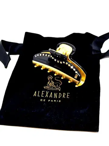 ALEXANDRE DE PARIS 스톤 헤어 클립
