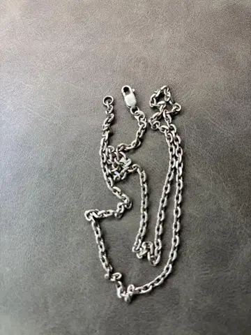 실버 목걸이 약 45cm
