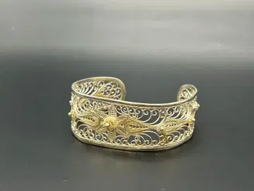 TOM 925 실버 silver 은선 세공 뱅글 커프스