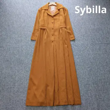시빌라 울 셔츠 원피스 롱 기장 오픈 카라 봄/여름/가을/겨울