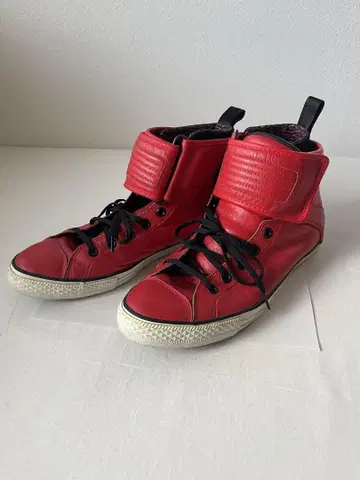 컨버스 올스타 하이컷 스니커즈 해외 29.5cm 빨간색 레드