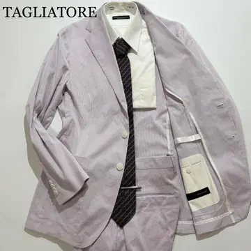 [ 컨디션 최상 ] TAGLIATORE 수트 셋업 스트라이프 SAHARA