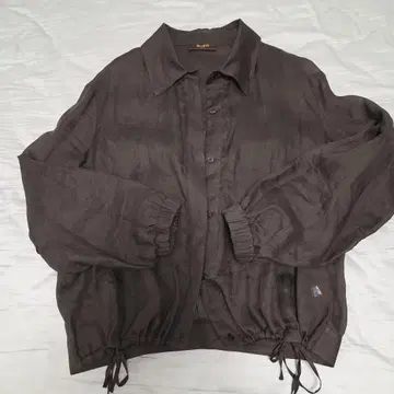 무레르 MooRER 블랙 블라우스