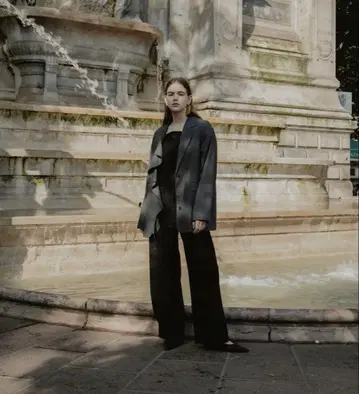 Eaphi 드롭 숄더 롬퍼스 정가 17,000엔