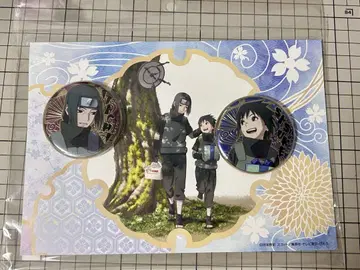 NARUTO 돌풍전 인연 시리즈 이타치 사스케 메탈 배지 세트