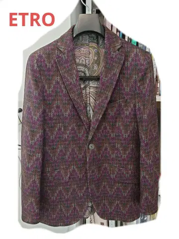 [컨디션 최상] ETRO 에트로 올 패턴 페이즐리 테일러드 자켓
