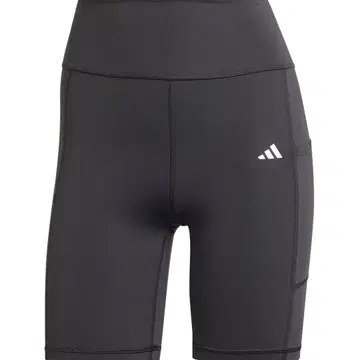 adidas Optime 7인치 숏 레깅스 블랙