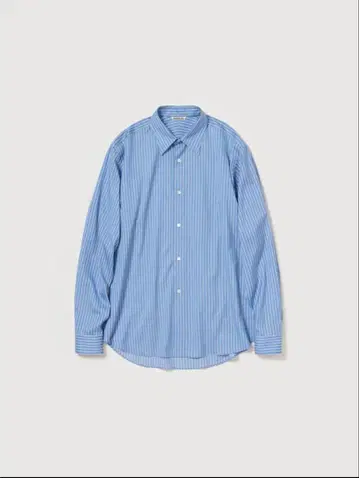 AURALEE COTTON SILK STRIPE SHIRT 4