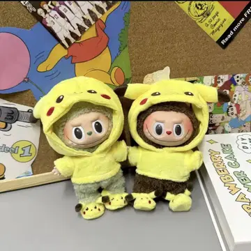 라부부 LABUBU 인형옷 피카츄 미사용