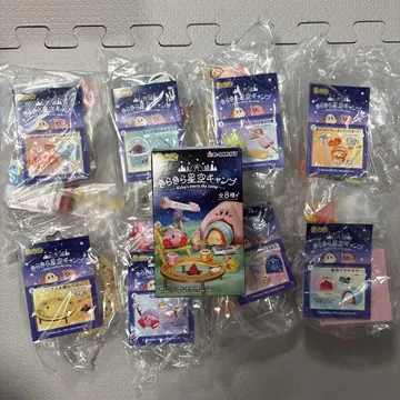 리멘트 별의 커비 반짝이는 별하늘 캠핑 8종 컴플리트