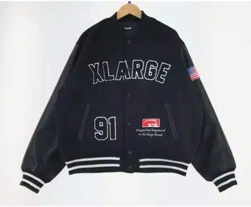 XLARGE 바시티 자켓 블랙 91