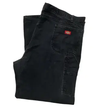 Dickies 덕지 워크 팬츠 48 x 32 블랙 US 구제 의류 e94