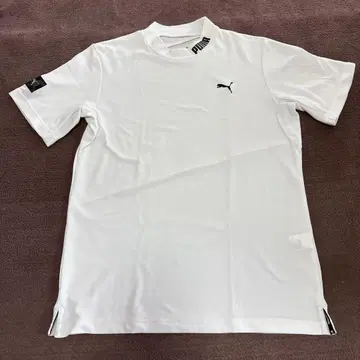 PUMA 화이트 M 사이즈 골프 셔츠