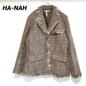 HA-NAH 테일러드 자켓 브라운 M~L