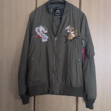 ALPHA INDUSTRIES MA-1 자켓 스카잔 M 사이즈