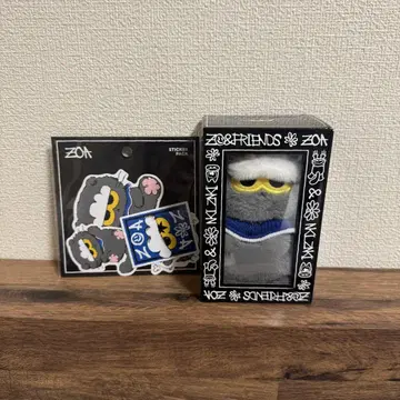ZOO & FRIENDS 봉제 인형 스티커 세트