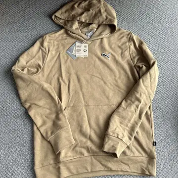 새상품 PUMA 베이지 후드 부착 후드티
