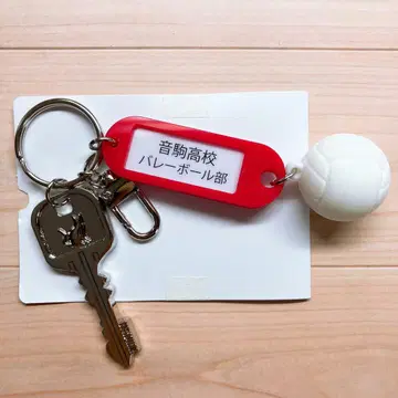 하이큐!! 트레이딩 고교명 부착 열쇠 키링 네코마 고교