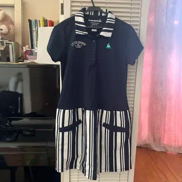 르꼬끄 스포르티브 폴로 원피스 L 사이즈 야스다 유카 착용